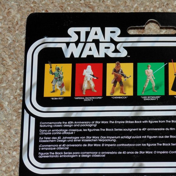 2020 Hasbro Star Wars ESB 40th 6" Black Series Luke Skywalker Dagobah MIB New - Picture 7 of 10